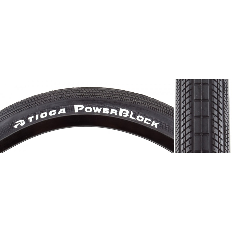 Tire Tioga Powerblock 24X1.6 Wire Black
