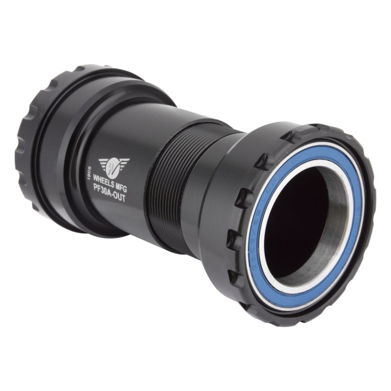 Wheels Manufacturing PF30A Thread-Together Bottom Bracket – DUB Spindle ABEC-3 Bearing BLK