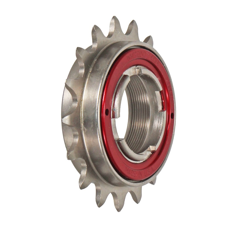 White Industries Singlespeed Freewheel, Standard Engagement, 17t, Red
