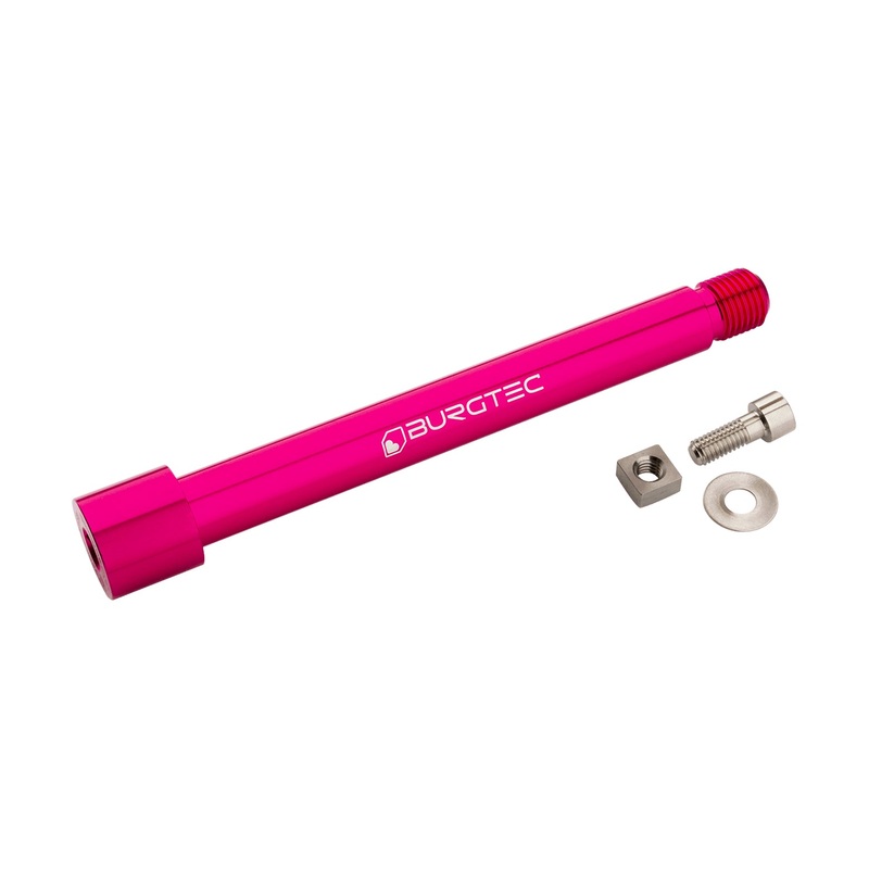 Burgtec Fox Fork 2021+ Axle 15x110mm – Toxic Barbie Pink