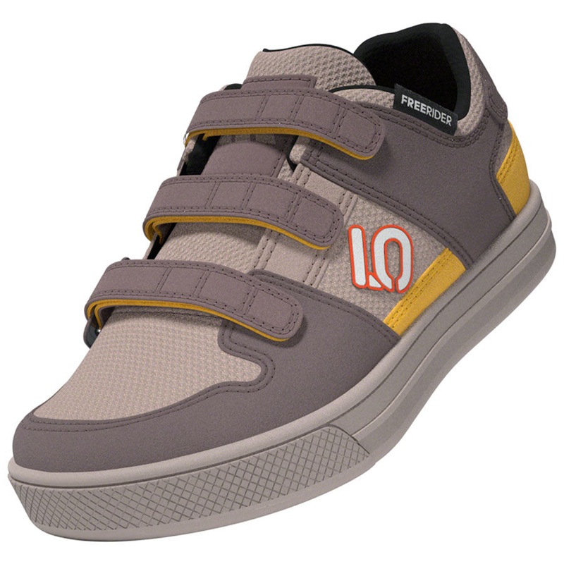 Five Ten Freerider Kids VCS Flat Shoes – Wonder Taupe/Gray One/Solar Gold 10.5