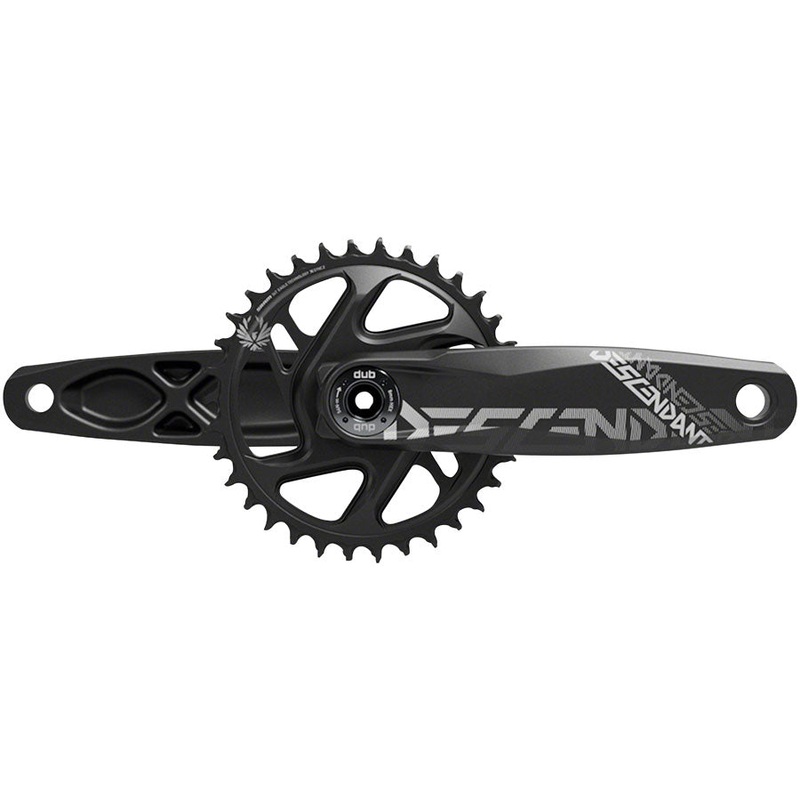 TruVativ Descendant All Downhill Crankset – 165mm 10/11-Speed 34t Direct Mount DUB Spindle Interface BLK B1