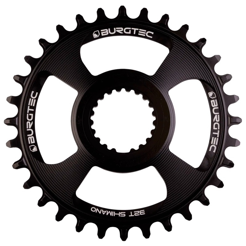 Burgtec Shimano Direct Mount Thick Thin Chainring – 28T – Blk
