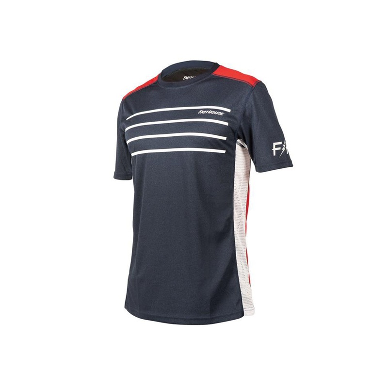 Fasthouse Classic Cartel Short Sleeve MTB Jersey – Heather Navy