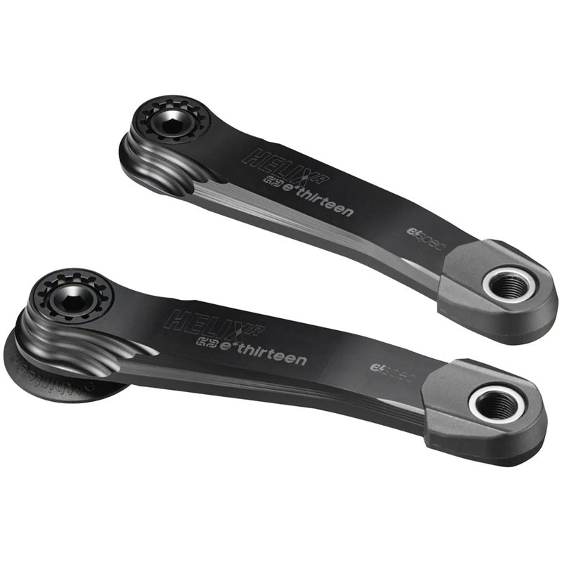 e*thirteen Helix Race Alloy e*spec Crank Arm Set – Fazua Ride 60 18mm Offset 155mm Self Extractor BLK