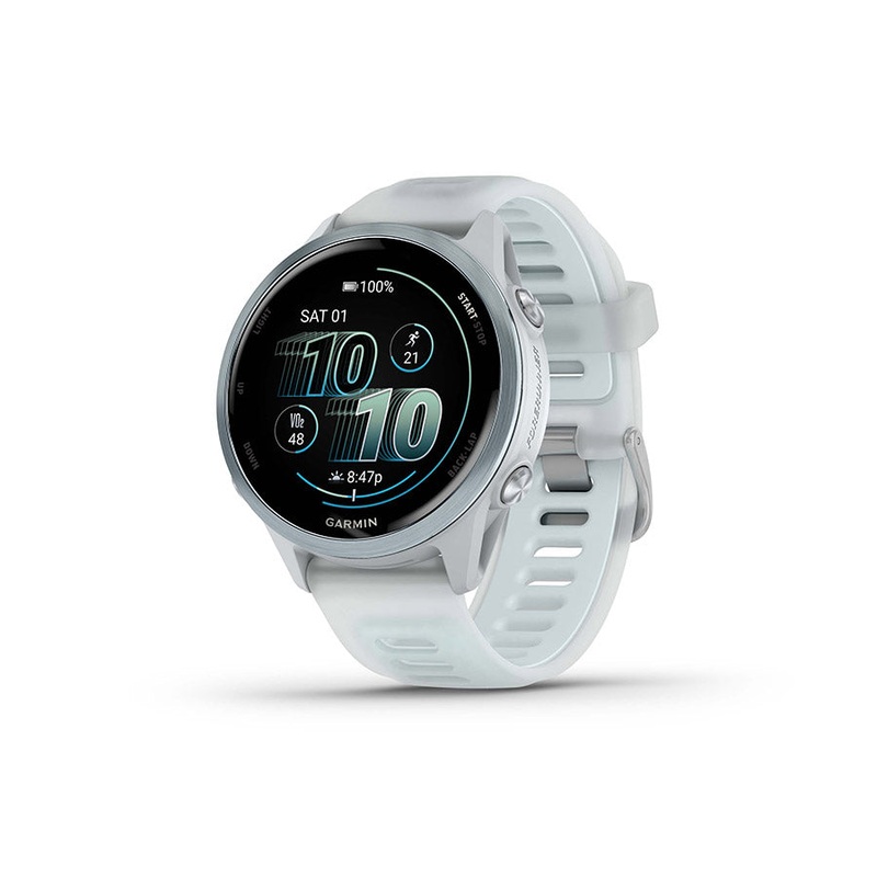Garmin Forerunner 570 SmartWatch – 42mm Whitestone/Cloud Blue
