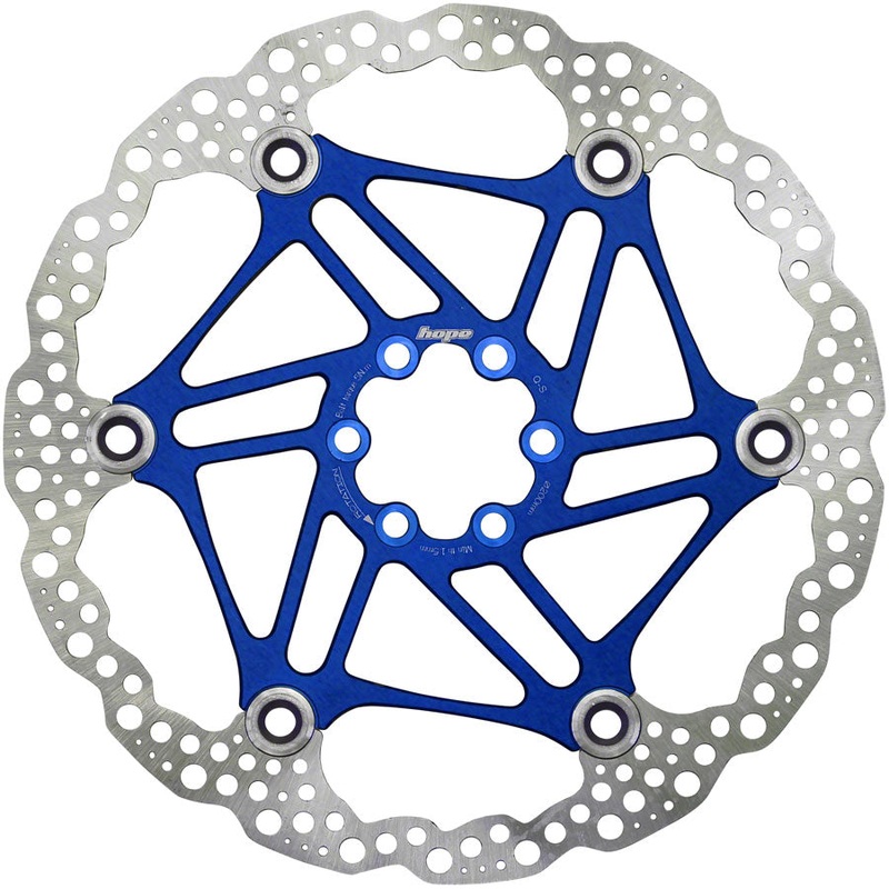 Hope Floating Disc Brake Rotor – 200mm 6-Bolt Blue