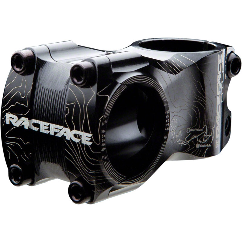 RaceFace Atlas Stem – 65mm 31.8 Clamp +/-0 1 1/8″ Aluminum Black