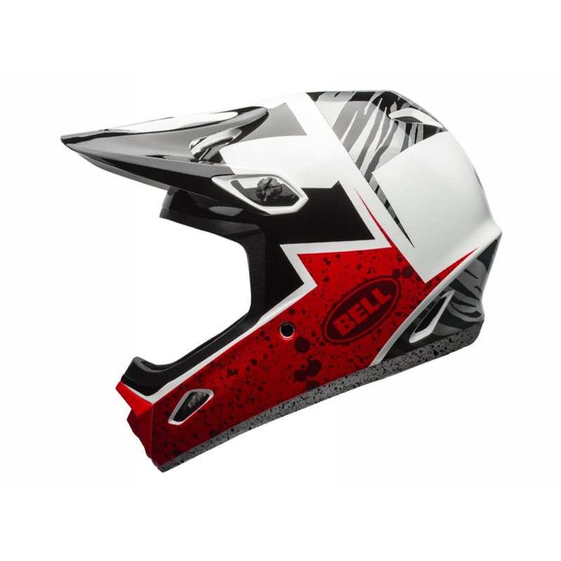 Bell Transfer 9 Full Face Helmet – Black-Red-White