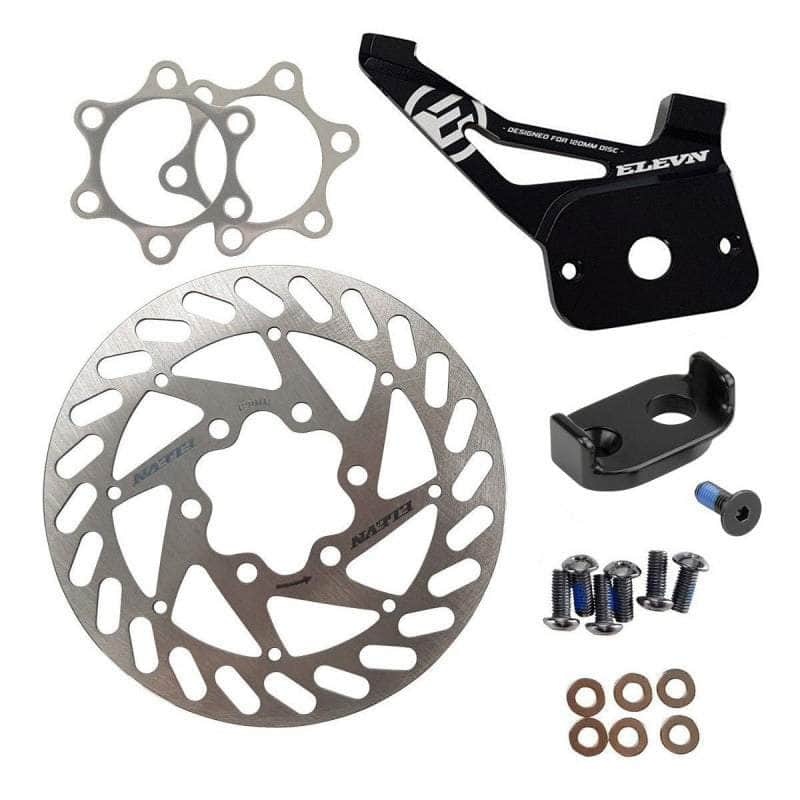 Elevn Post Mount Disc Brake Kit 120/10mm for Chase RSP 5.0 w/ V-Brake Bolts