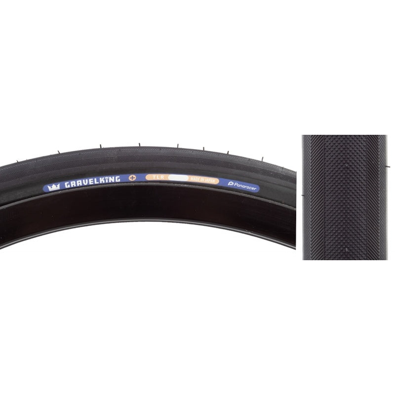 GravelKing Slick Plus Tire – 700 x 30 Tubeless Folding Black