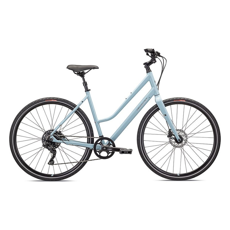 2022 Specialized crossroads 3.0 st bike gloss arctic blue / chrome l