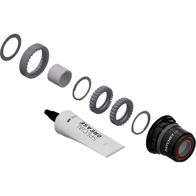 DT Swiss Ratchet LN Freehub Body Upgrade Kit – SRAM XD Standard Aluminum Sealed Bearing 36T