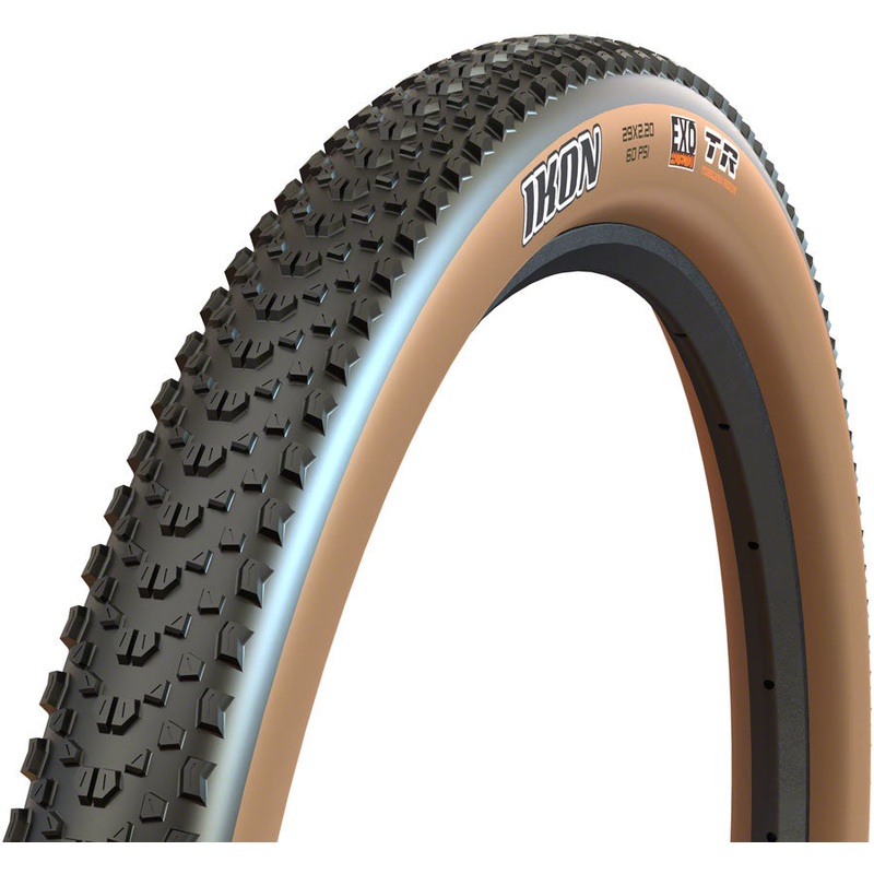 Maxxis Ikon Tire – 27.5 x 2.20, Tubeless, Folding, Black/Dark Tan, EXO