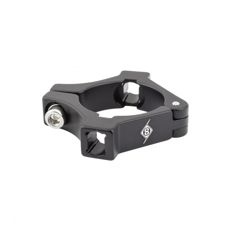 Origin8 DownTube Shifter Adapter, 31.8/28.6mm, Black