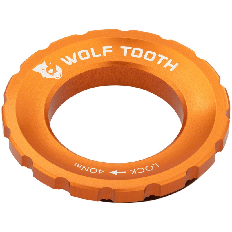 Wolf Tooth CenterLock Rotor Lockring – External Splined, Orange
