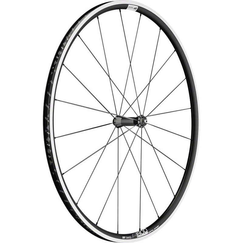 DT Swiss P 1800 Spline Front Wheel – 700 QR x 100mm Rim Brake Black