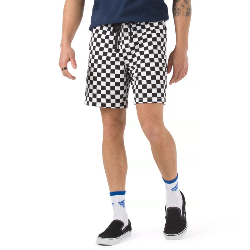 Vans Range Relaxed Elastic 18″ Shorts-Checkerboard
