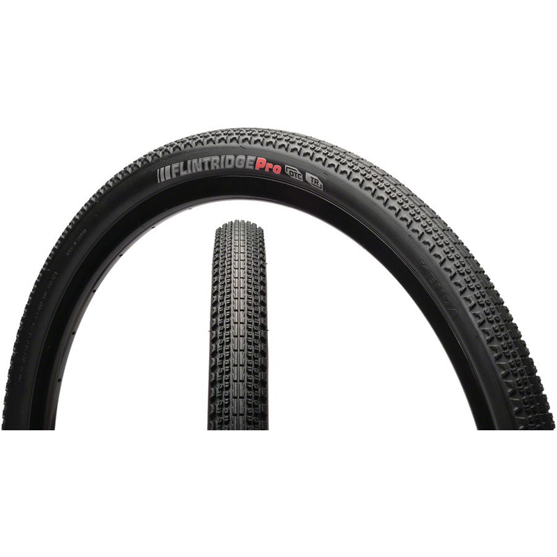 Kenda Gravel Tire Flintridge Pro 700 x 35 Tubeless Folding Black 120tpi Cyclocross 07769037