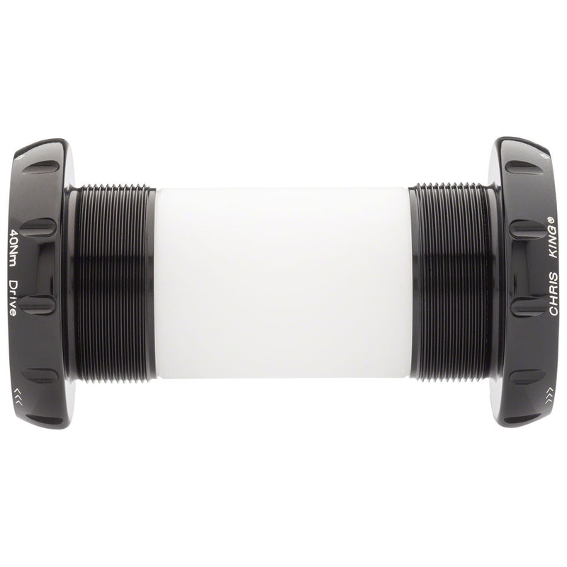 Chris King ThreadFit 30 Bottom Bracket with Fit Kit 1 – English – DUB – Black