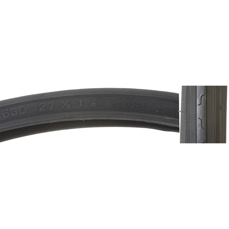 Tire Sunlite 27X1-1/8 Cst732 Black/Bsk 100Lb 300G Wire