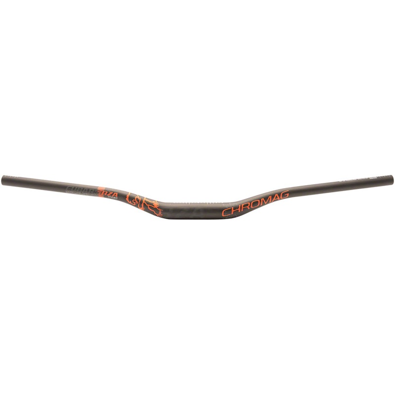 Chromag BZA Handlebar – 35mm Clamp 25mm Rise Black/Orange