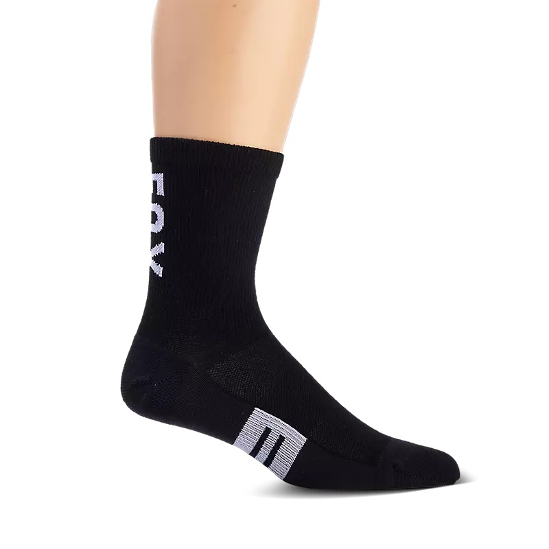 Fox Racing 6″ Flexair Merino Sock – Black – 2024