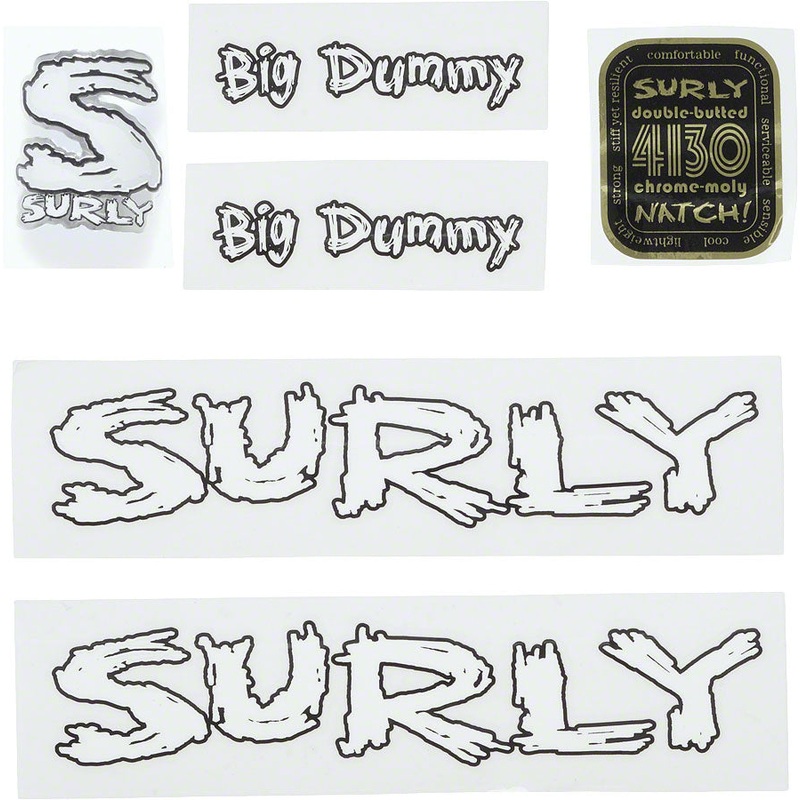 Surly Big Dummy Frame Decal Set – White