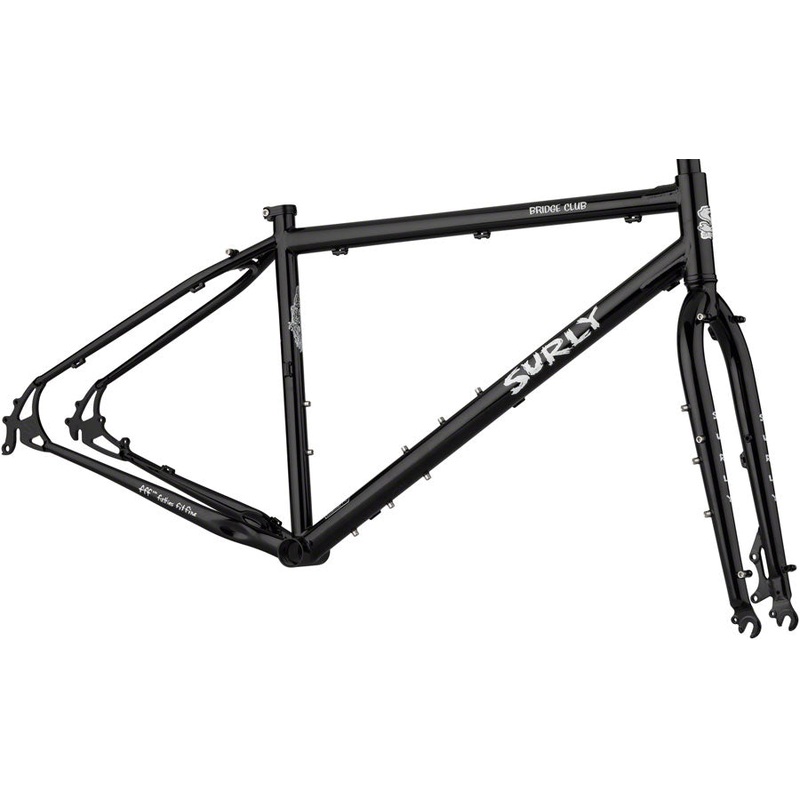 Surly Bridge Club Frameset – 27.5″/700c Steel Black X-Small