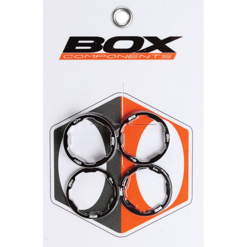 BOX One Stem Spacer Kit, 1″ – Black