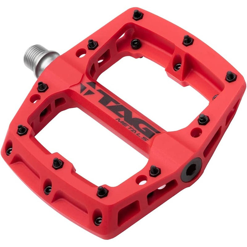TAG Metals T3 Nylon Pedals – Red