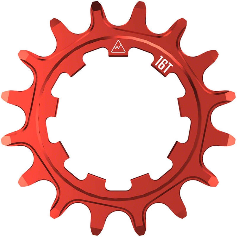 Wheels Manufacturing SOLO-SPEED Cog – 16t, Fits SOLO-SPLINE and SOLO-XD kits, Red