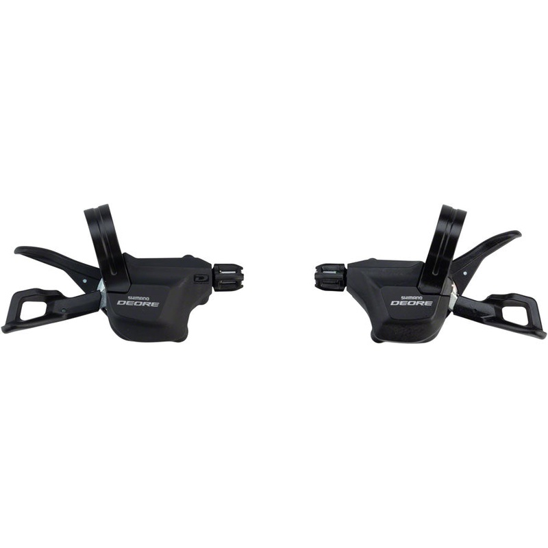 Deore M6000 2/3 x 10-Speed Clamp-Band Shift Lever Set Black