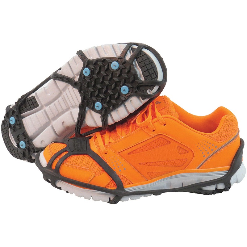 Due North Winter Traction Cleats for Ice & Snow | Lightweight, Durable, Secure Fit, Compact Design for Walking & Running in Icy Conditions