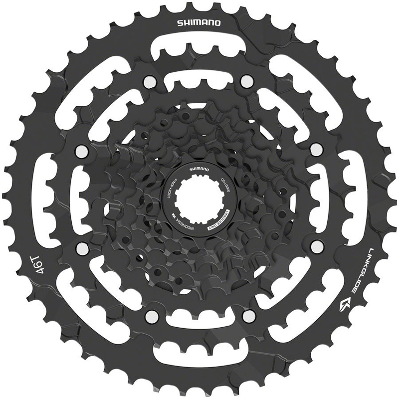 Shimano CUES CS-LG300-9 Cassette – 9-Speed, 11-46t, Black