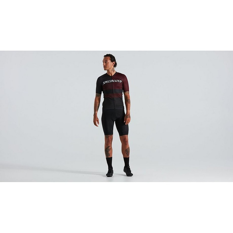 Specialized sl+ logo stripe jersey ss men black xs
