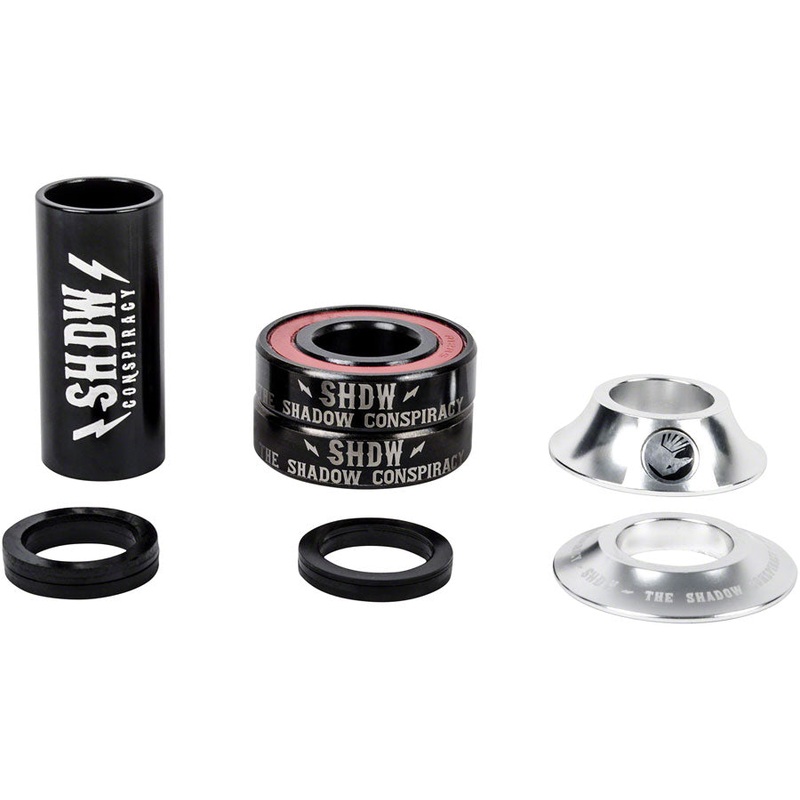 The Shadow Conspiracy Stacked Mid Bottom Bracket Raw Polish for 22mm Cranksets