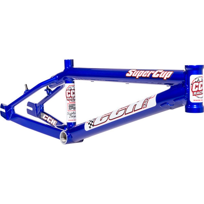 CCH Super Cup Aluminum BMX Race Frame-Candy Blue