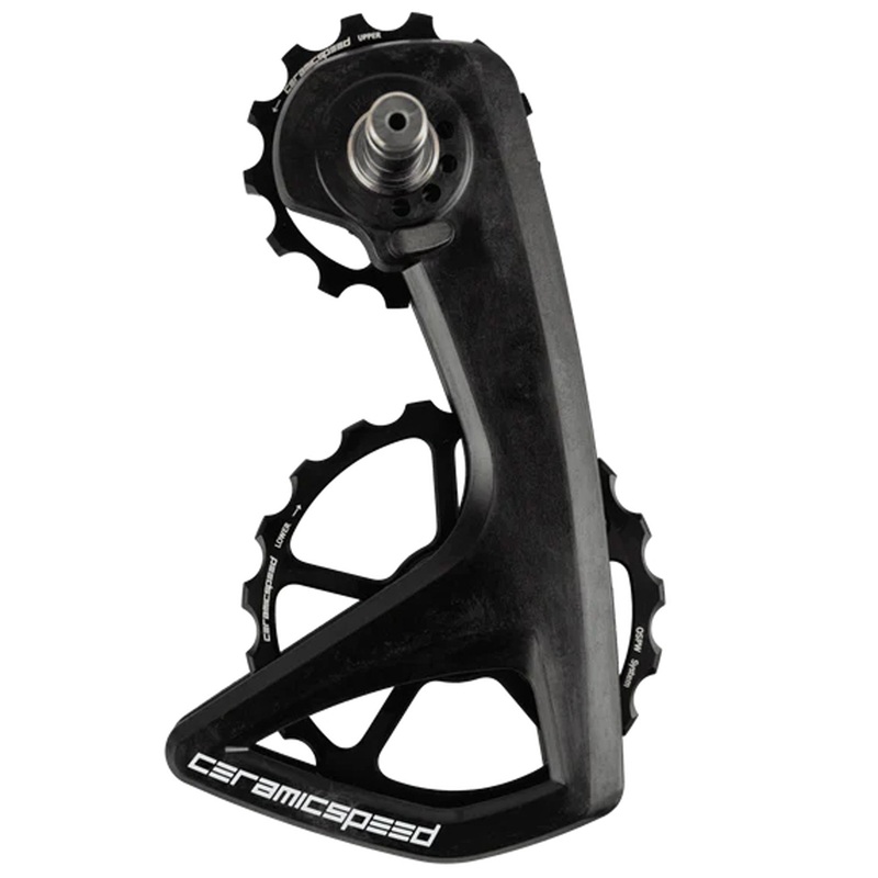 CeramicSpeed OSPW RS Pulley Wheel System Shimano Dura-Ace 9250/Ultegra 8150  – Aluminum Pulley Carbon Cage BLK