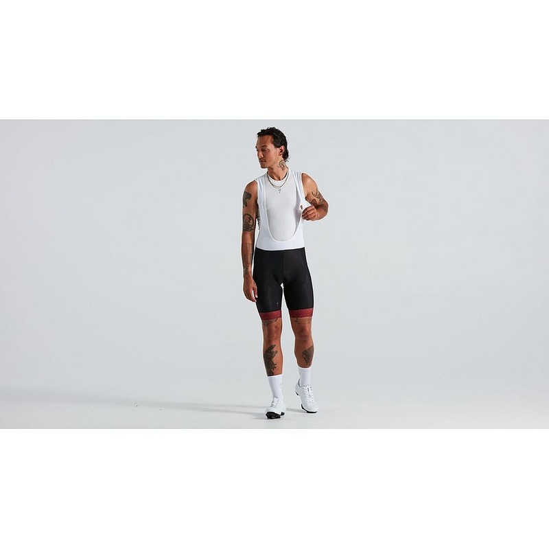 Specialized rbx logo bib short men maroon l