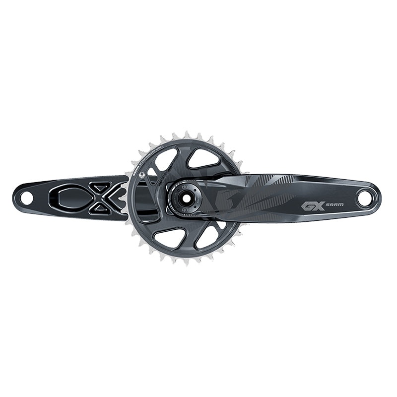 SRAM GX Eagle Crankset – 170mm 12-Speed 32t Direct Mount DUB Spindle Interface Lunar 49mm Chainline