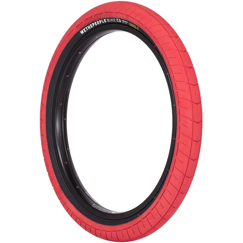 We The People Activate Tire – 20 x 2.35 Clincher Wire Black/Red 100psi