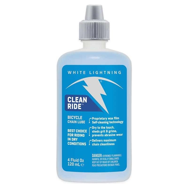 White Lightning Clean Ride Bike Chain Wax Lube – 4oz Drip