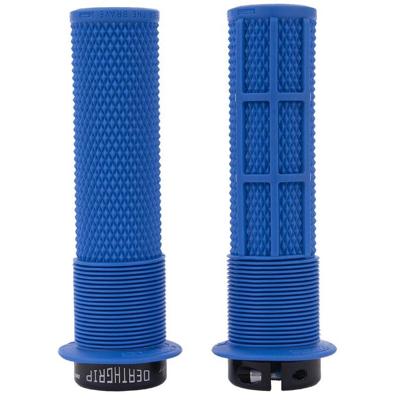 DMR DeathGrip Flanged Grips – Thin Lock-On Royal Blue