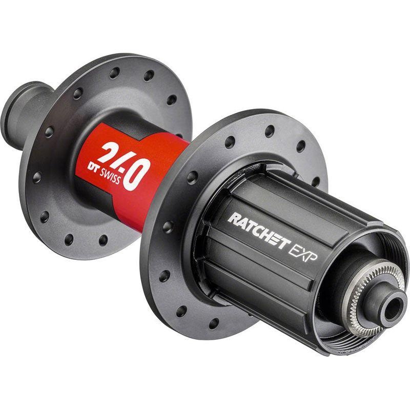 DT Swiss 240 EXP Rear Hub – QR x 130mm Rim Brake HG 11 Road Black/Red 28H 36pt