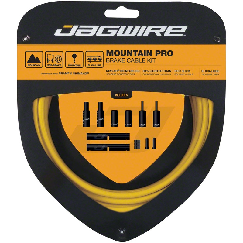 Jagwire Pro Brake Cable Kit Mountain SRAM/Shimano Yellow
