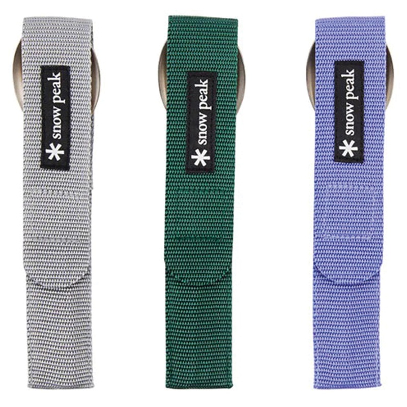 Snow Peak Lightweight Titanium Fork & Spoon Set for Outdoor Dining