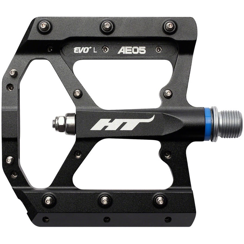 HT Components AE05(EVO+) Pedals – Platform, Aluminum, 9/16″, Black