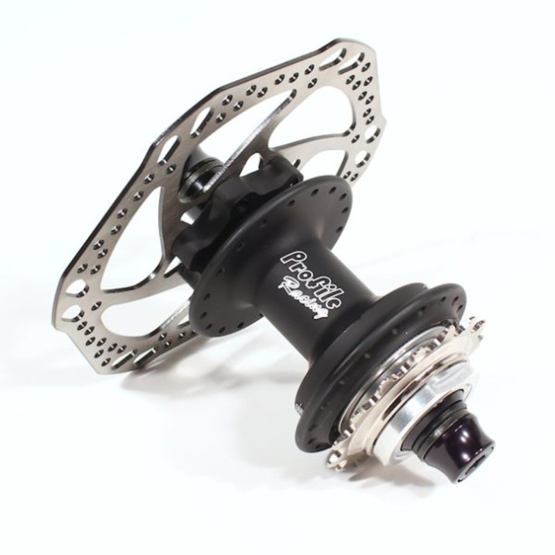 Profile Elite Disc Brake Cassette Rear Hub – Matte Black