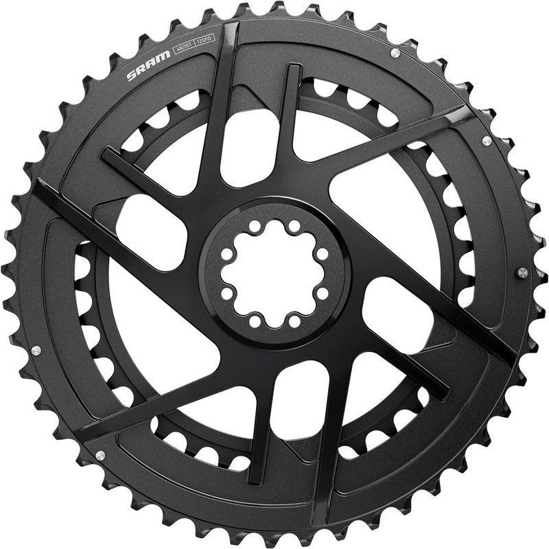 SRAM Rival 2x Chainring Kit – 48/35t, 2×12-Speed, 8-Bolt, Direct Mount, Black, E1